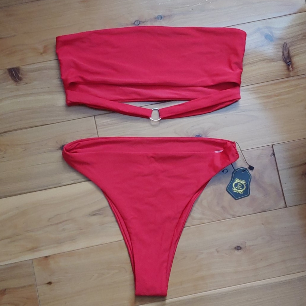 NWT Strapless bikini